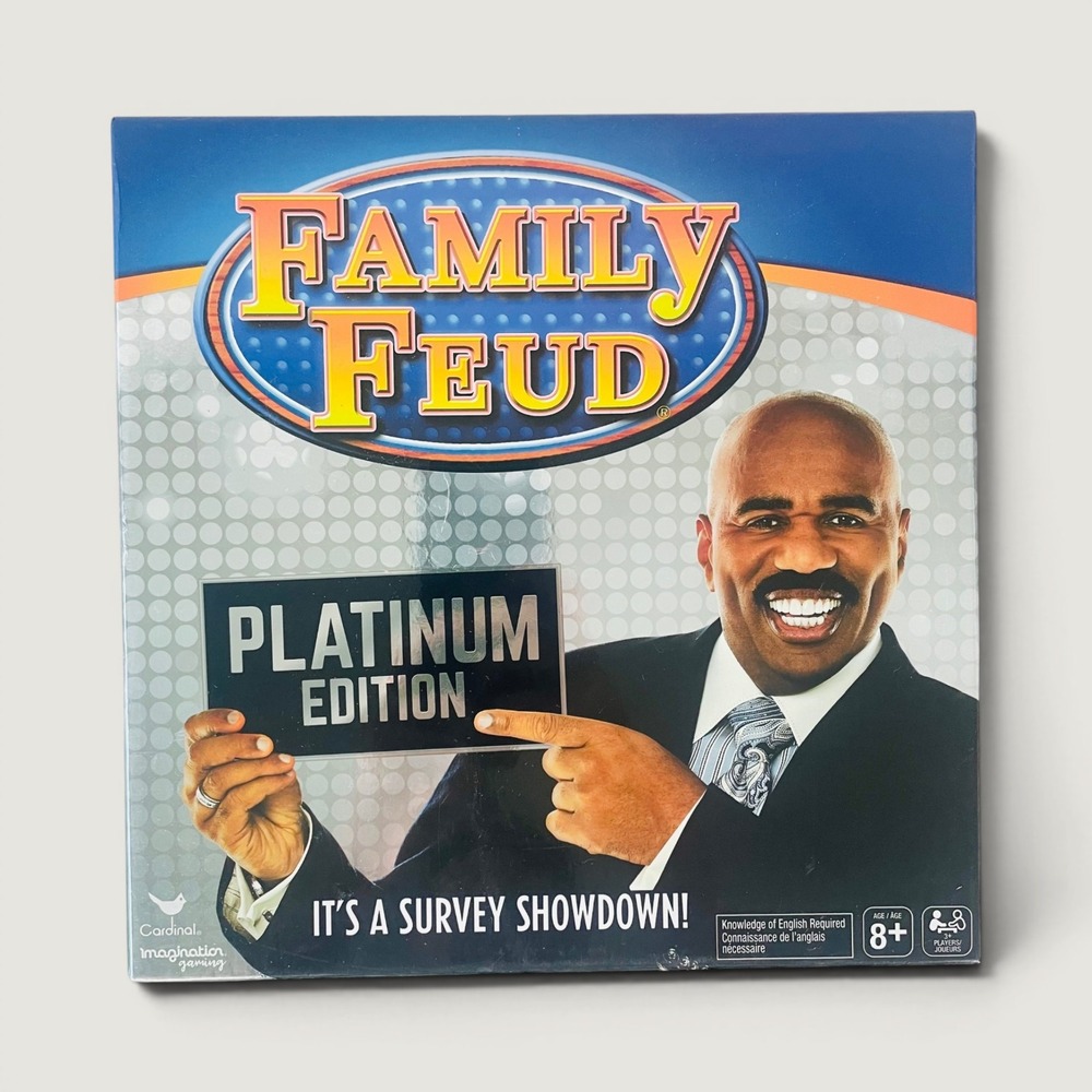 Family Feud Platinum Edition Board Game Steve Harvey Complete 2019‎ Cardinal